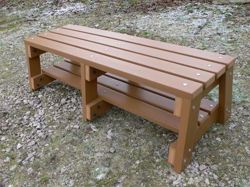 Recycled Plastic Outdoor Sports Bench
